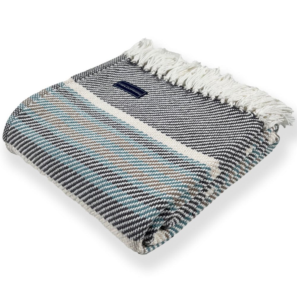 Adirondack Cotton Throw Slate Matka