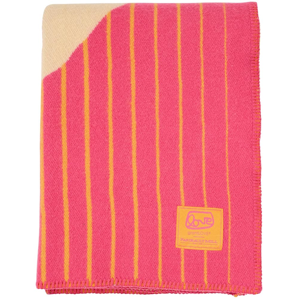 Alexandra Grant LOVE™ Wool Throw Blanket active Dry clean or hand wash Full Price group-gallery