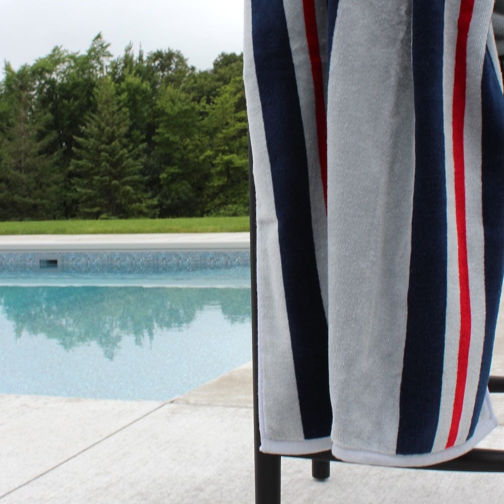 Cabin Towel - Heather Gray active Cabin Towel Current Faribault Full Price group-gallery machine washable New Lower Price Stripes Towel