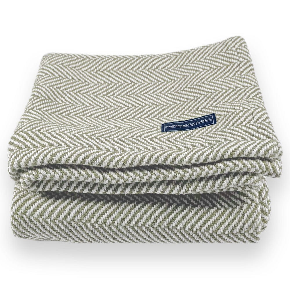 Brahms Mount 42" x 69" Penobscot Cotton Throw - Tea