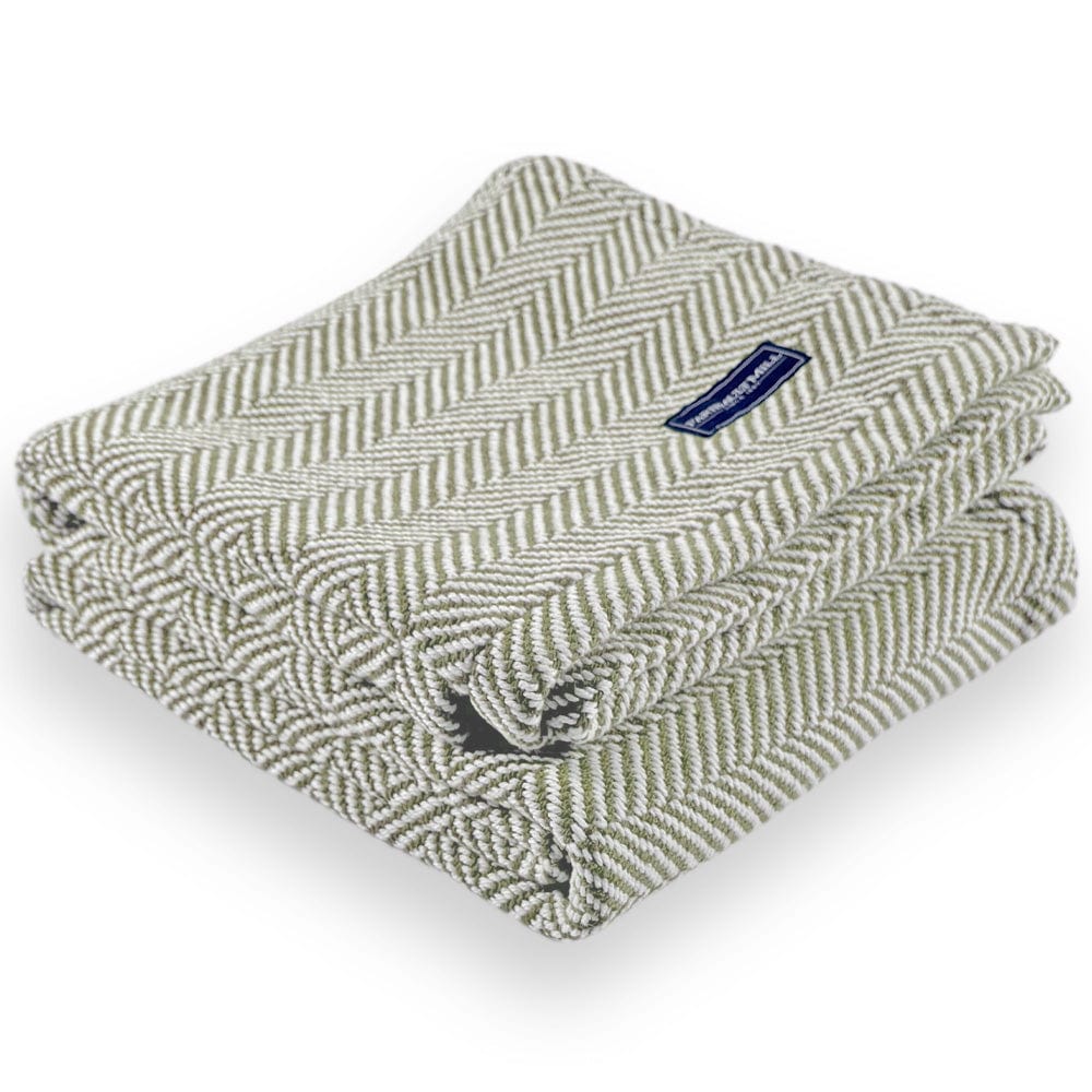Brahms Mount 42" x 69" Penobscot Cotton Throw - Tea