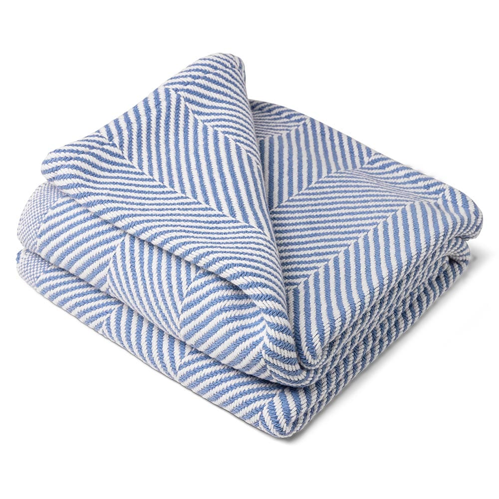 Brahms Mount Monhegan Cotton Throw Without Fringe