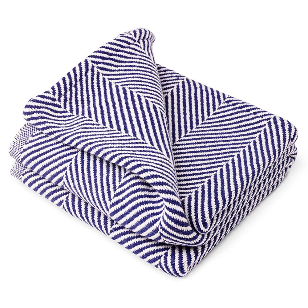 Brahms Mount Monhegan Cotton Throw Without Fringe