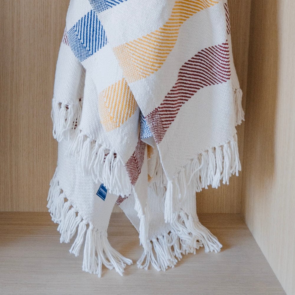 Brahms Mount Natural Frontier Cotton Throw