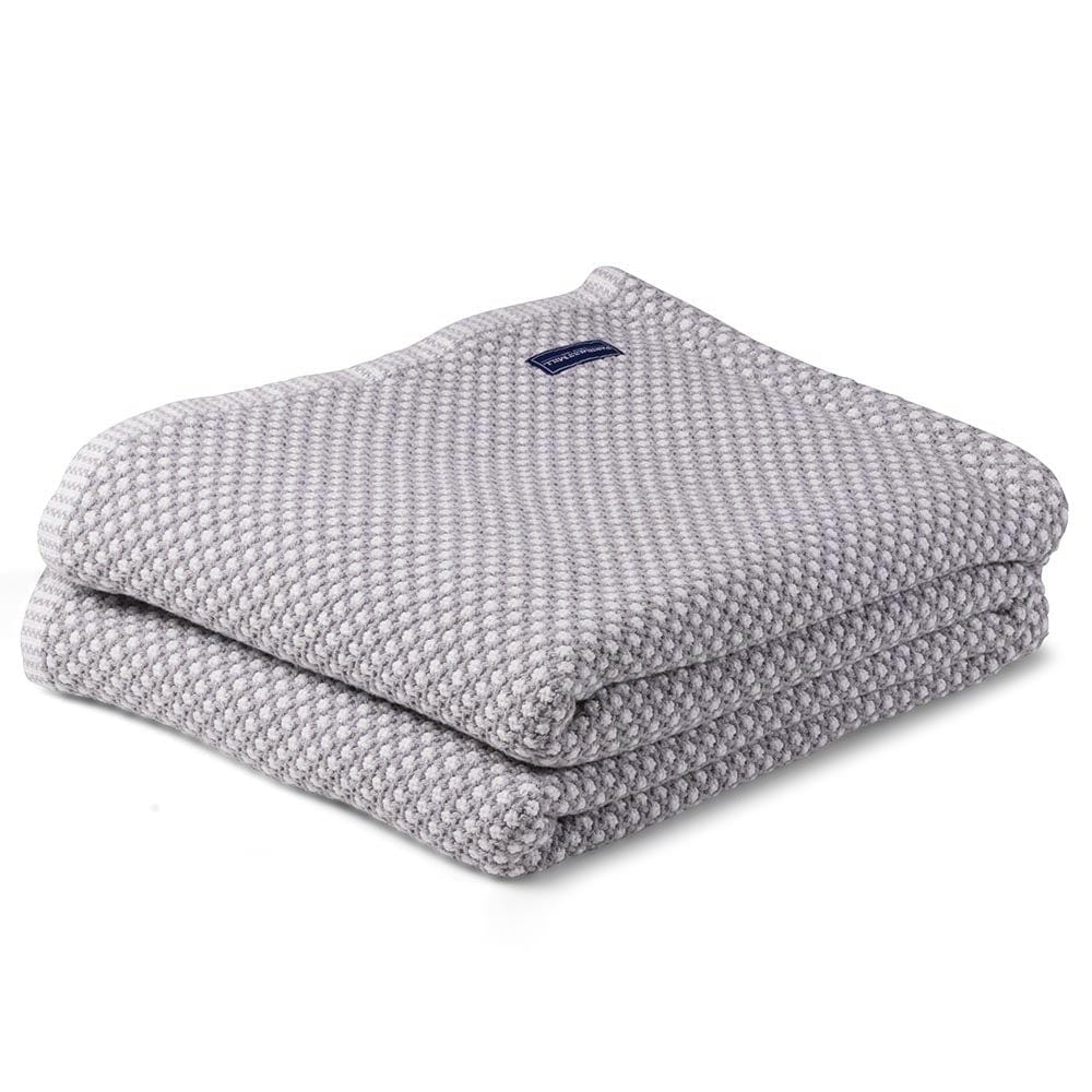 Brahms Mount Twin / Dove Gray Factory Second Edgecomb Cotton Blanket