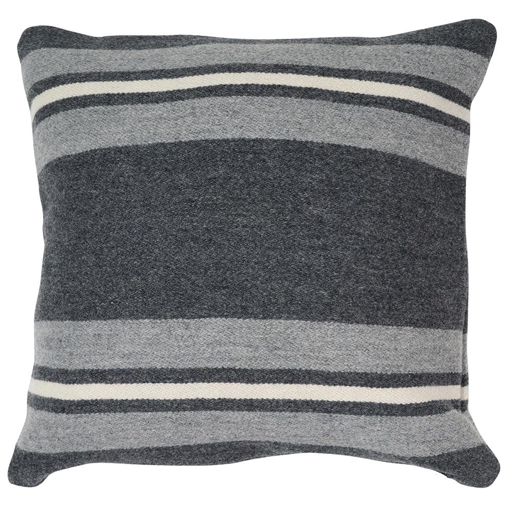 Faribault Mill 20" x 20" Cabin Pillow Case - Charcoal