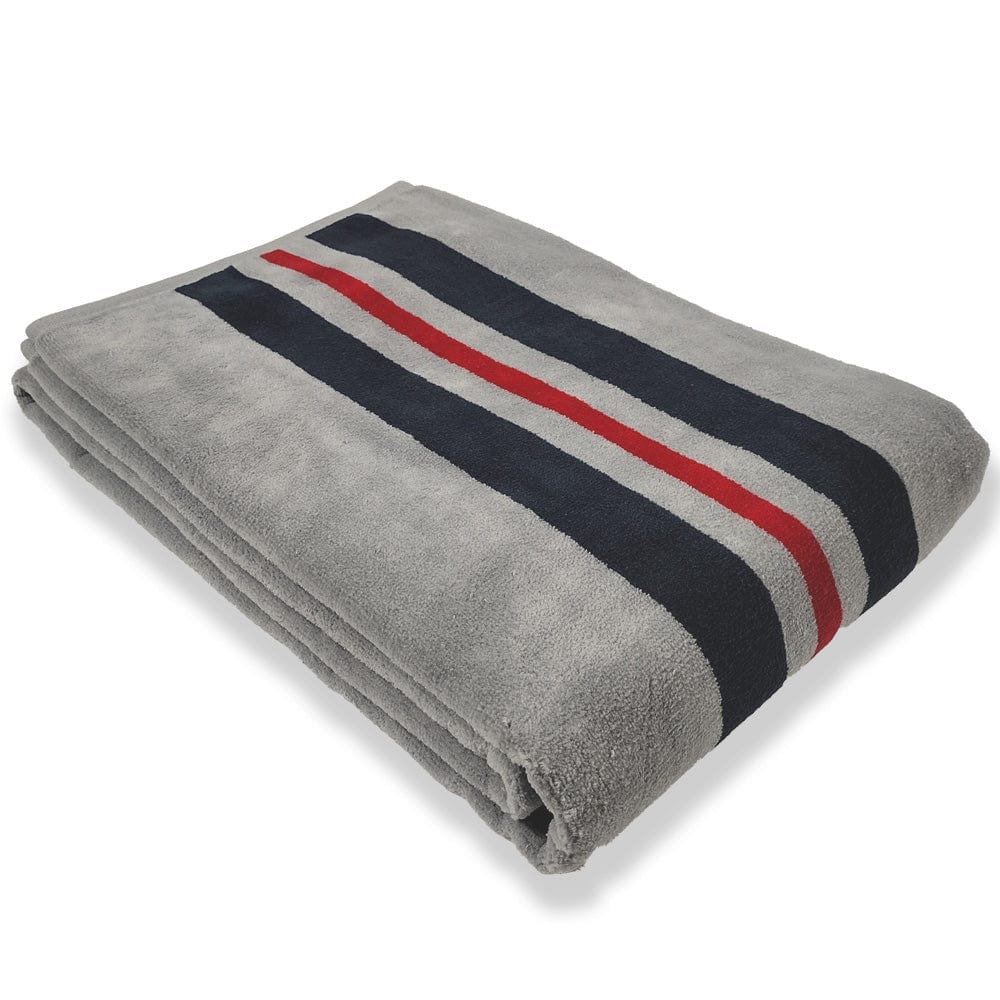 Faribault Mill 34" x 70" Cabin Towel - Heather Gray