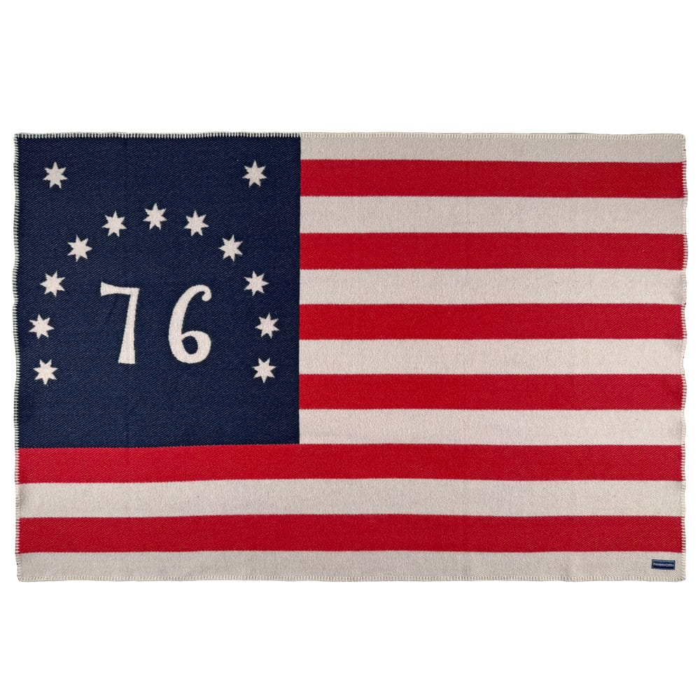 Faribault Mill 42" x 65" Bennington Flag Wool Throw