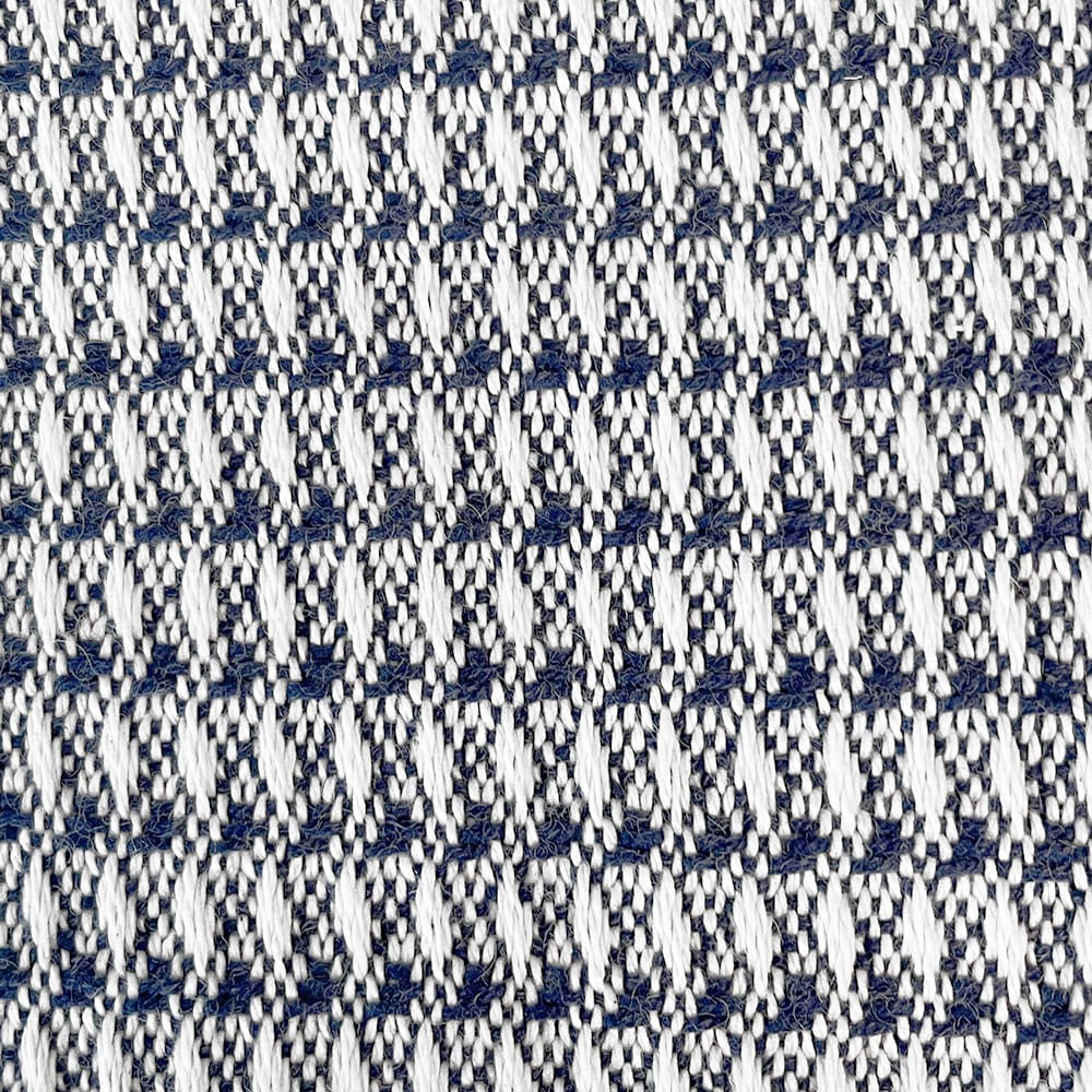 Faribault Mill 50" x 60" Limited Edition North Star Herringbone Throw - Blue