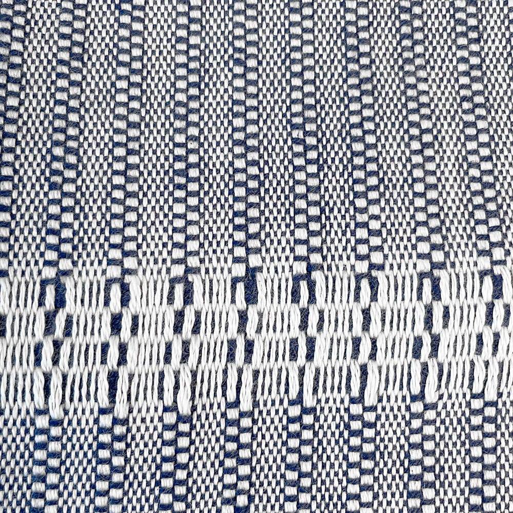 Faribault Mill 50" x 60" Limited Edition North Star Herringbone Throw - Blue