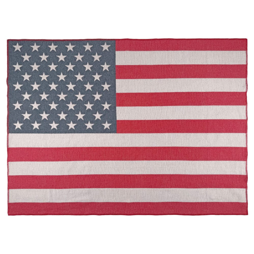 Faribault Mill 50" x 60" North Star American Flag Throw