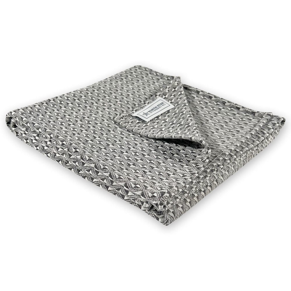 Faribault Mill 50" x 60" North Star Point Twill Throw - Gray