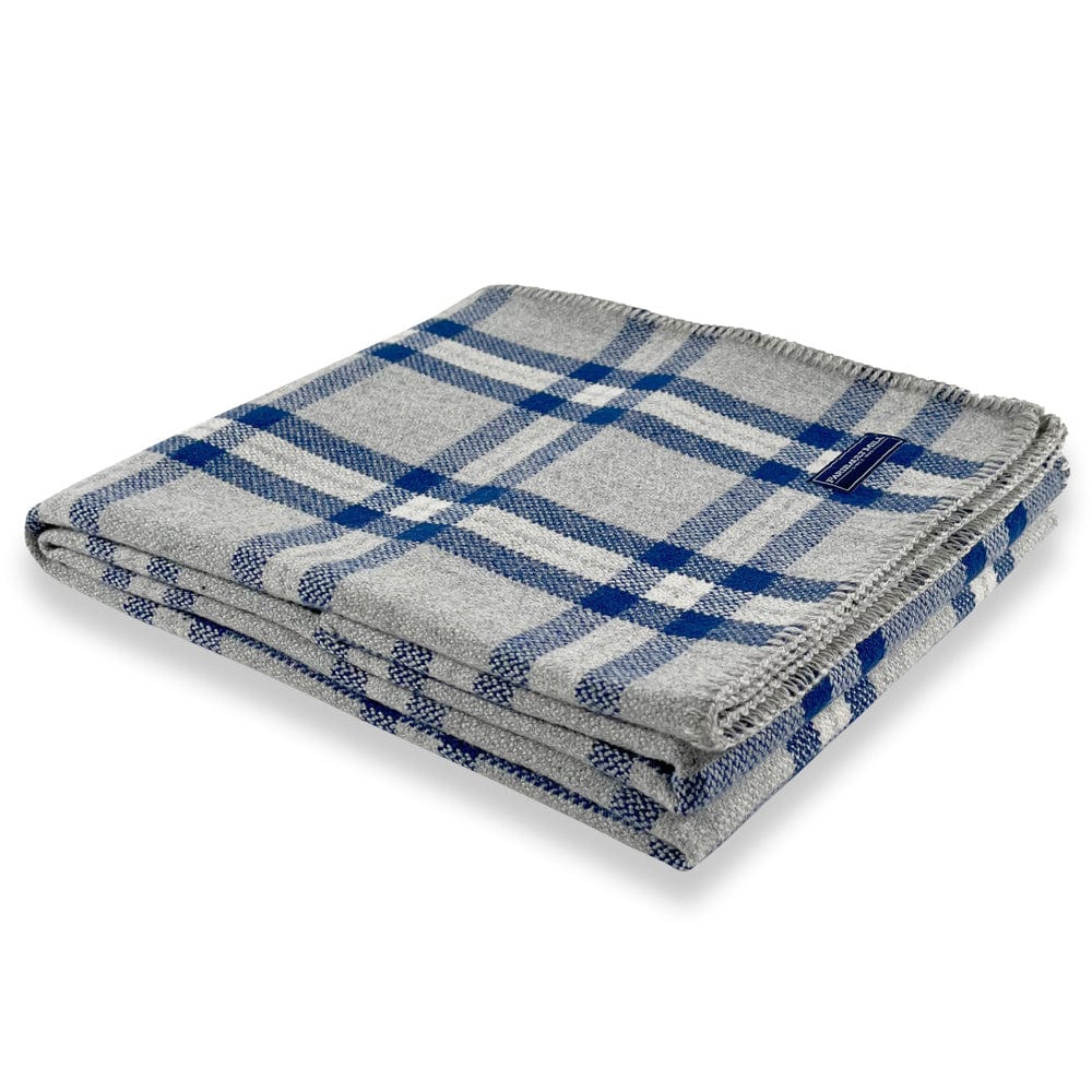 Faribault Mill 50" x 72" Factory Second Minnehaha Falls Wool Throw - Blue