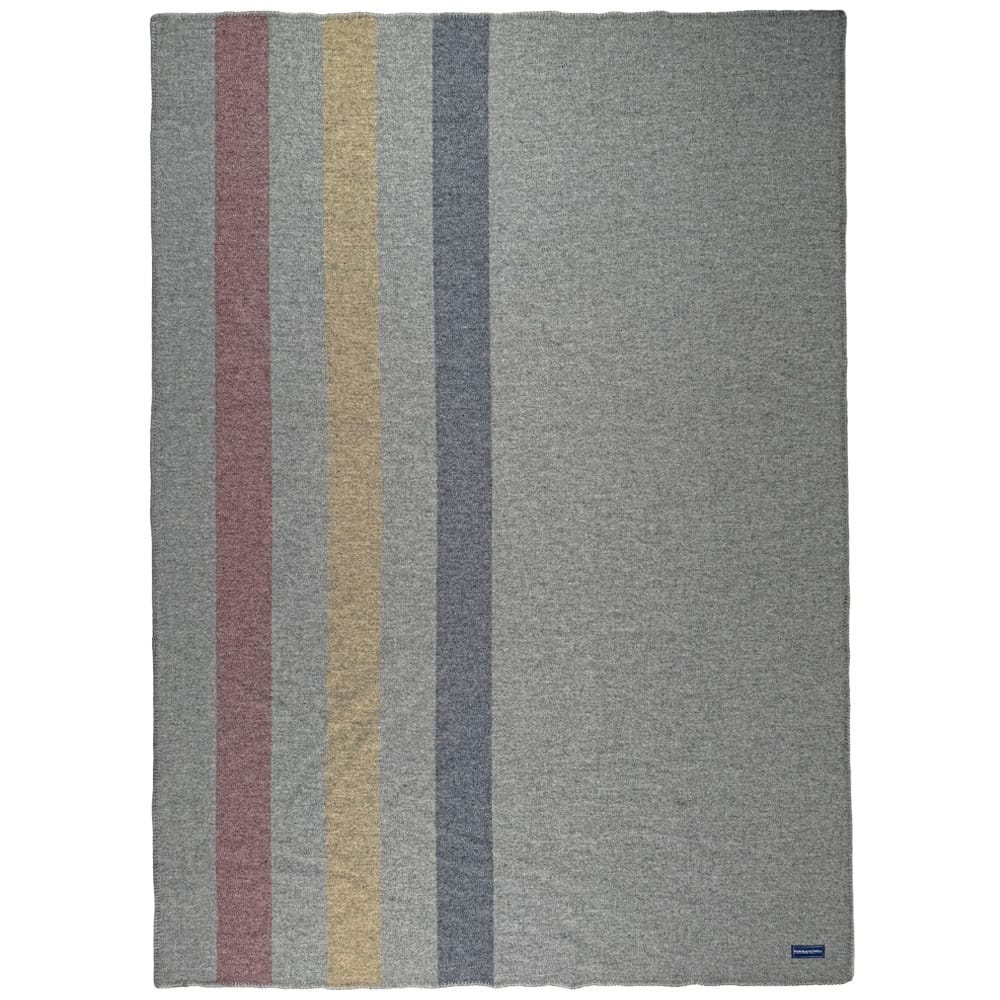 Faribault Mill 50" x 72" Frontier Lightweight Wool Throw - Gray