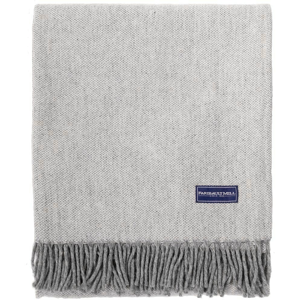 Faribault Mill Ashby Wool Throw Blanket