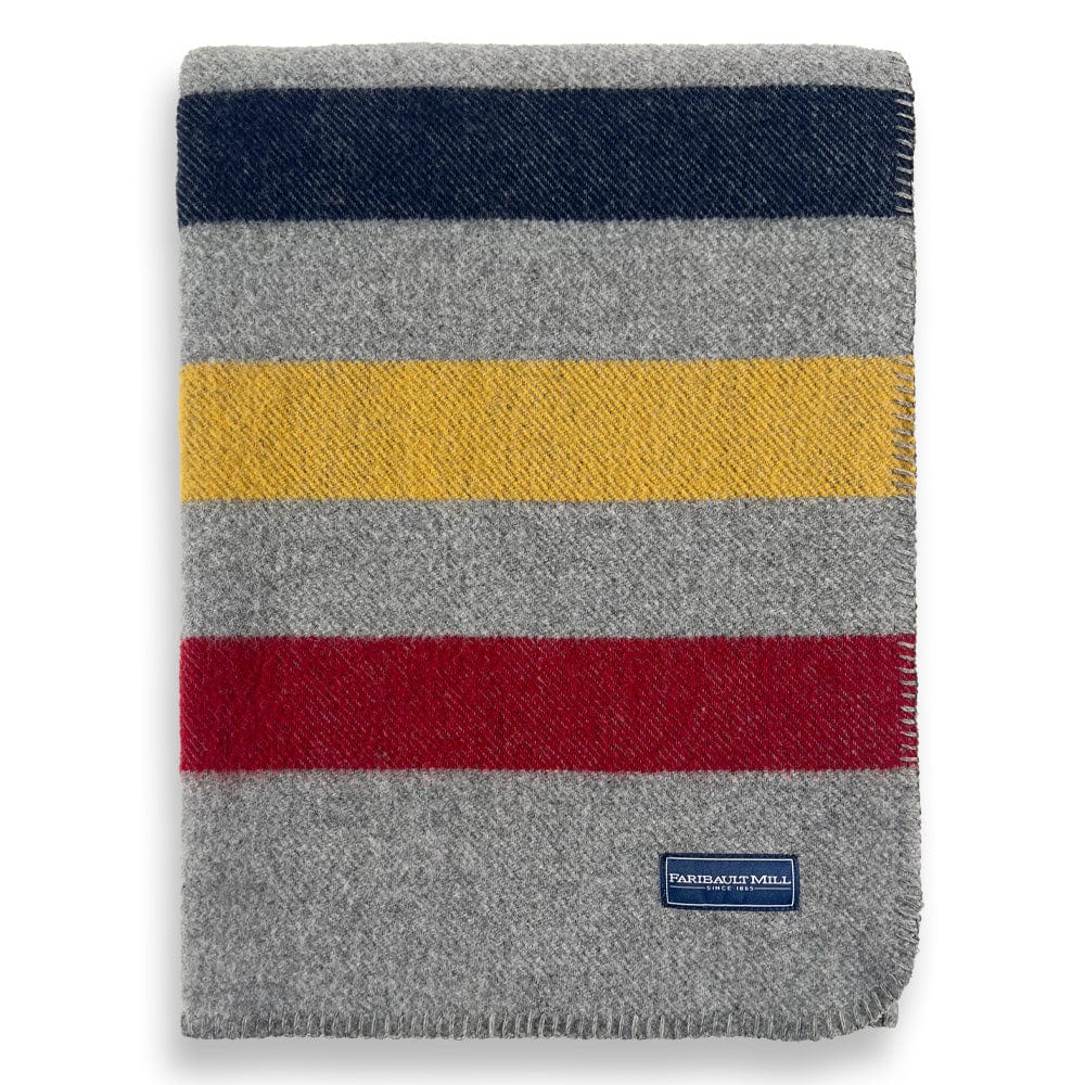 Faribault Mill Frontier Wool Throw Blanket