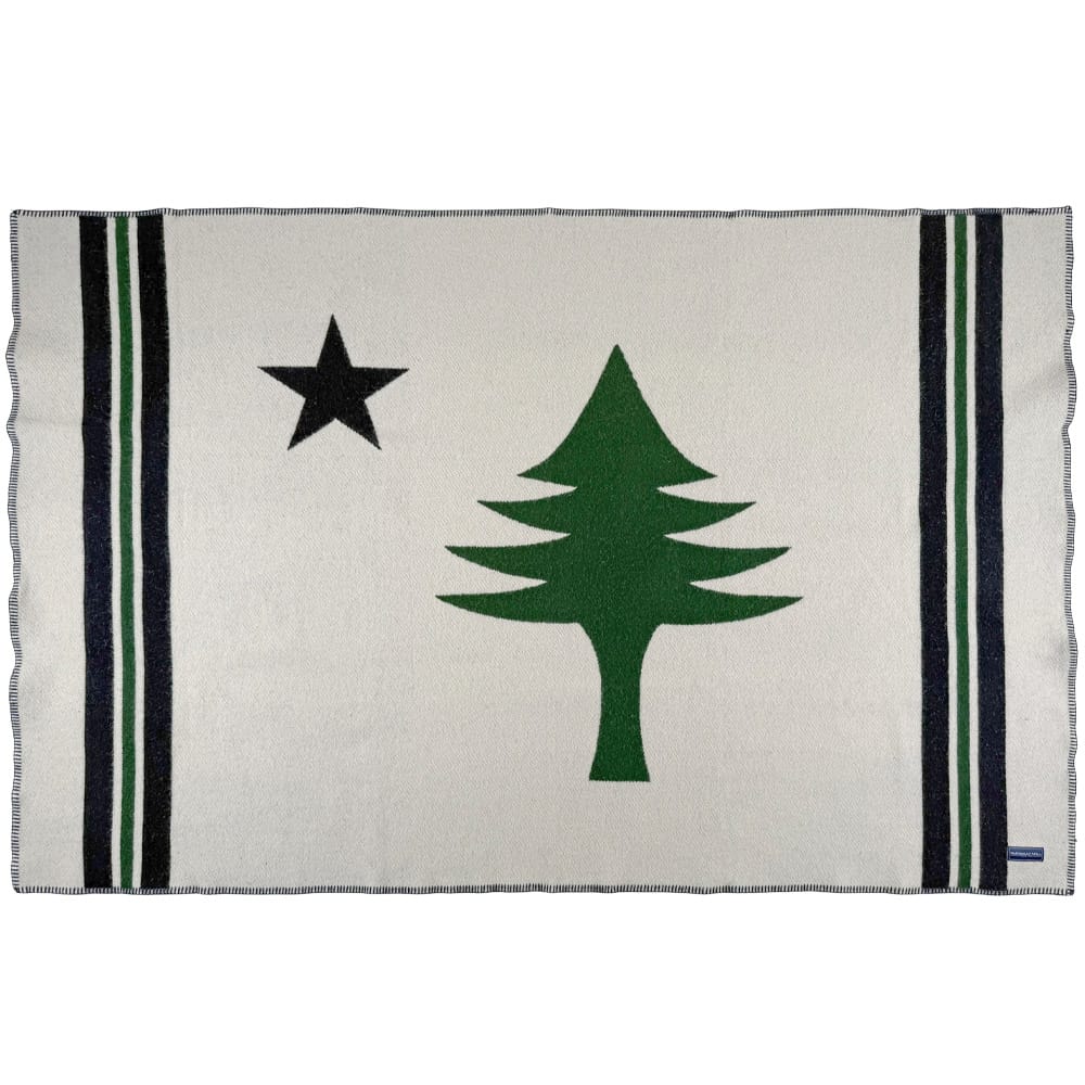 Faribault Mill Maine Flag Factory Second Maine Flag