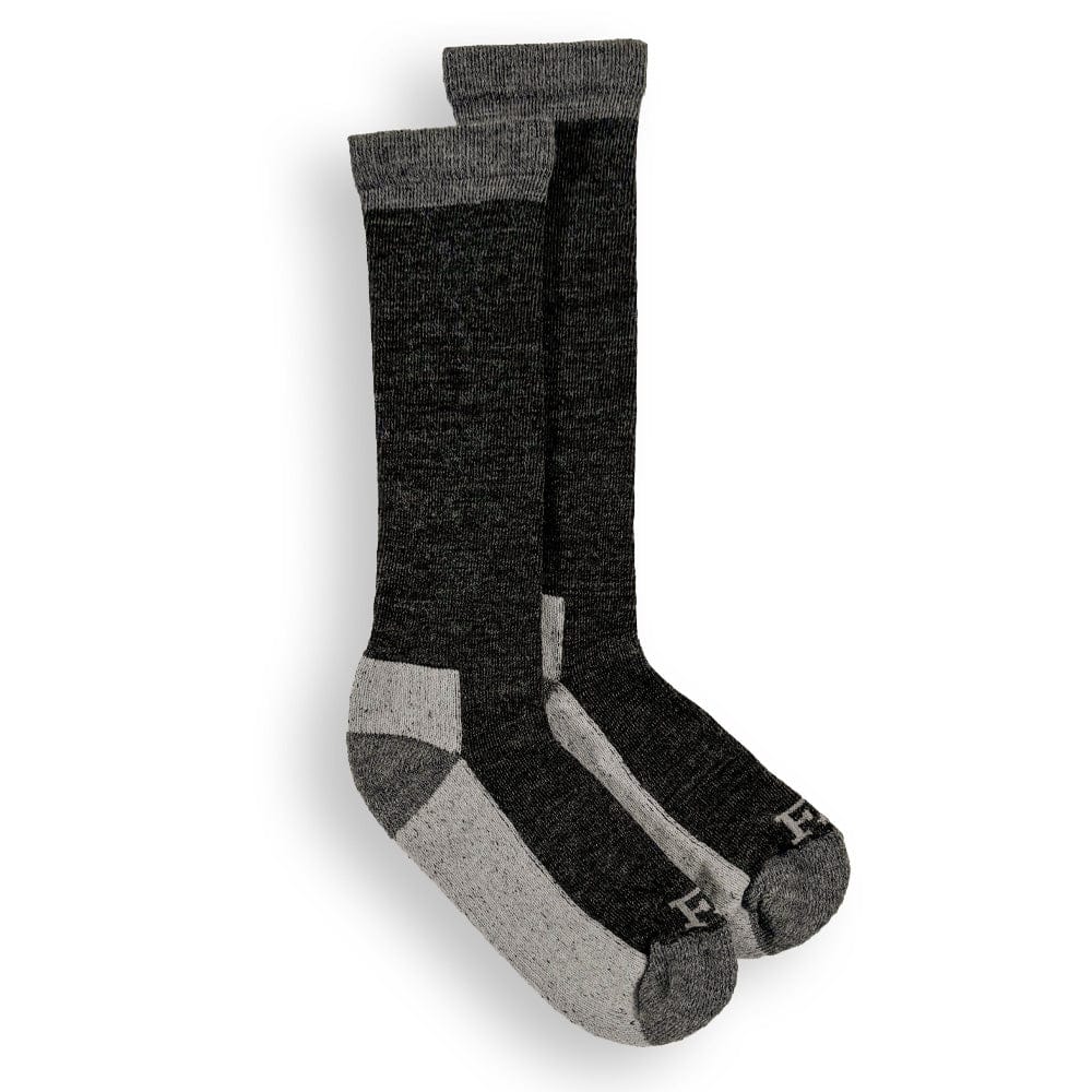 Faribault Mill Medium Adventurer Hiker Wool Socks - Charcoal
