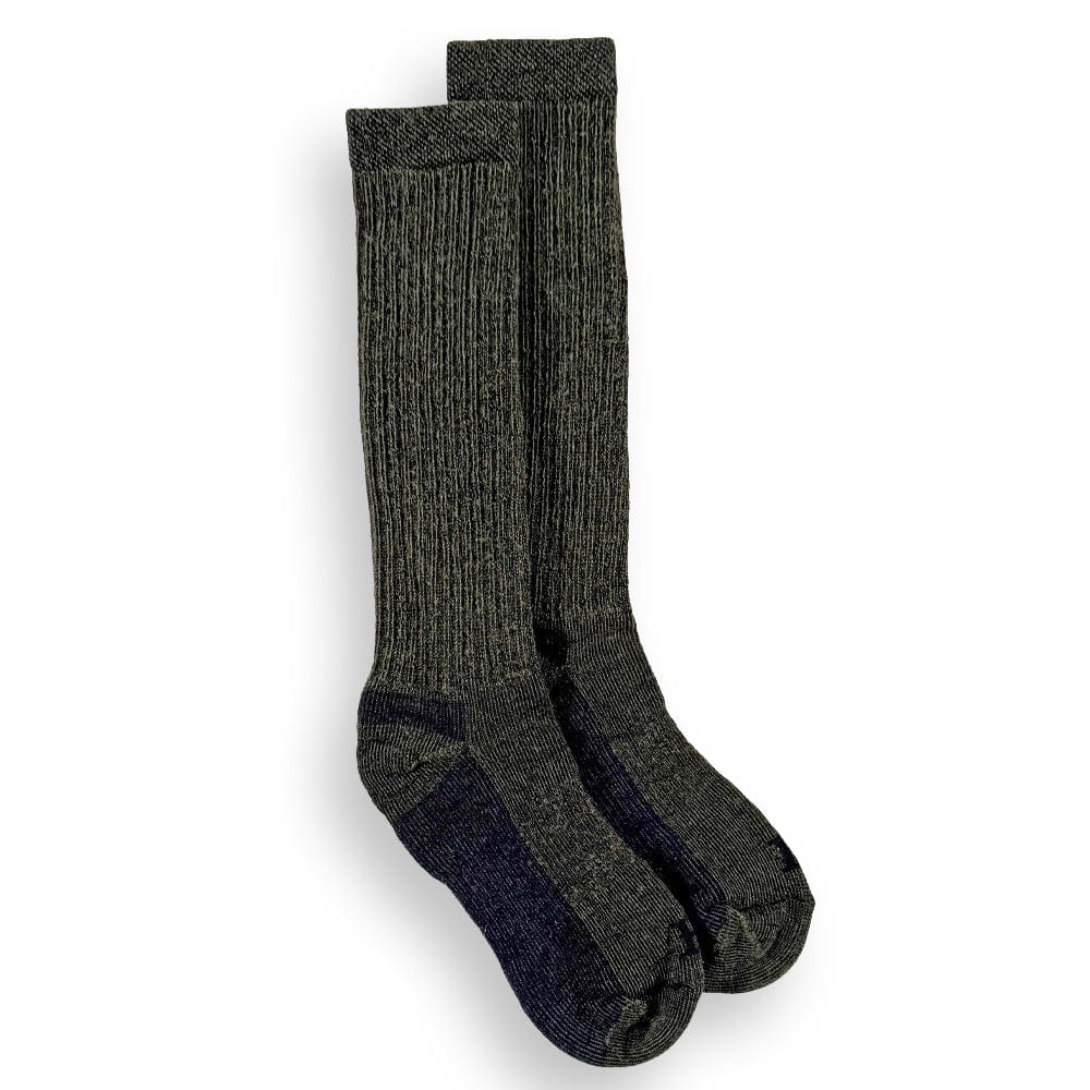 Faribault Mill Medium Boot Hiker Wool Socks - Olive