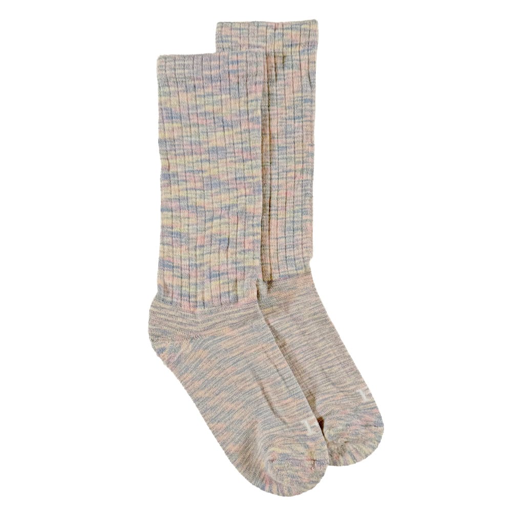 Faribault Mill Medium Space Dyed Cotton Socks - Pink