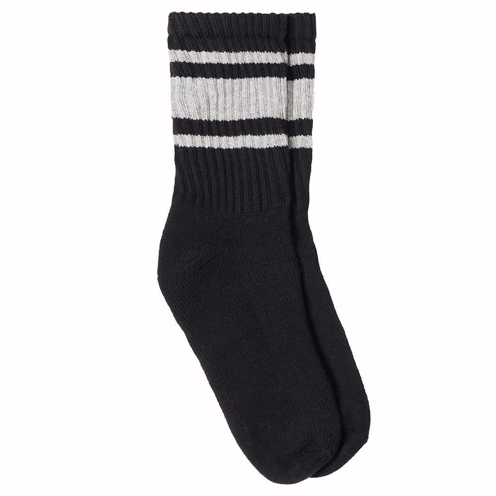 Faribault Mill One Size Faribault Mill x American Trench Retro Stripe Socks - Black