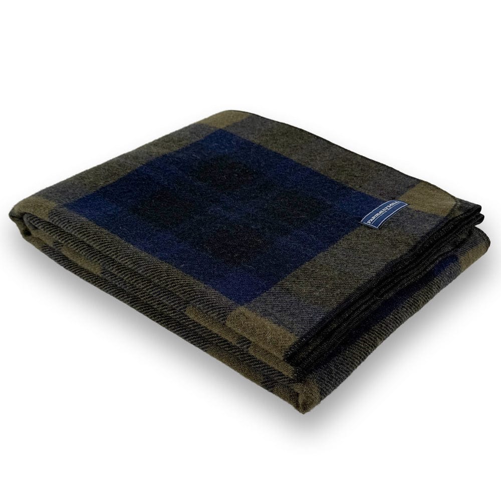 Faribault Mill Shadow Plaid Shadow Plaid Wool Throw