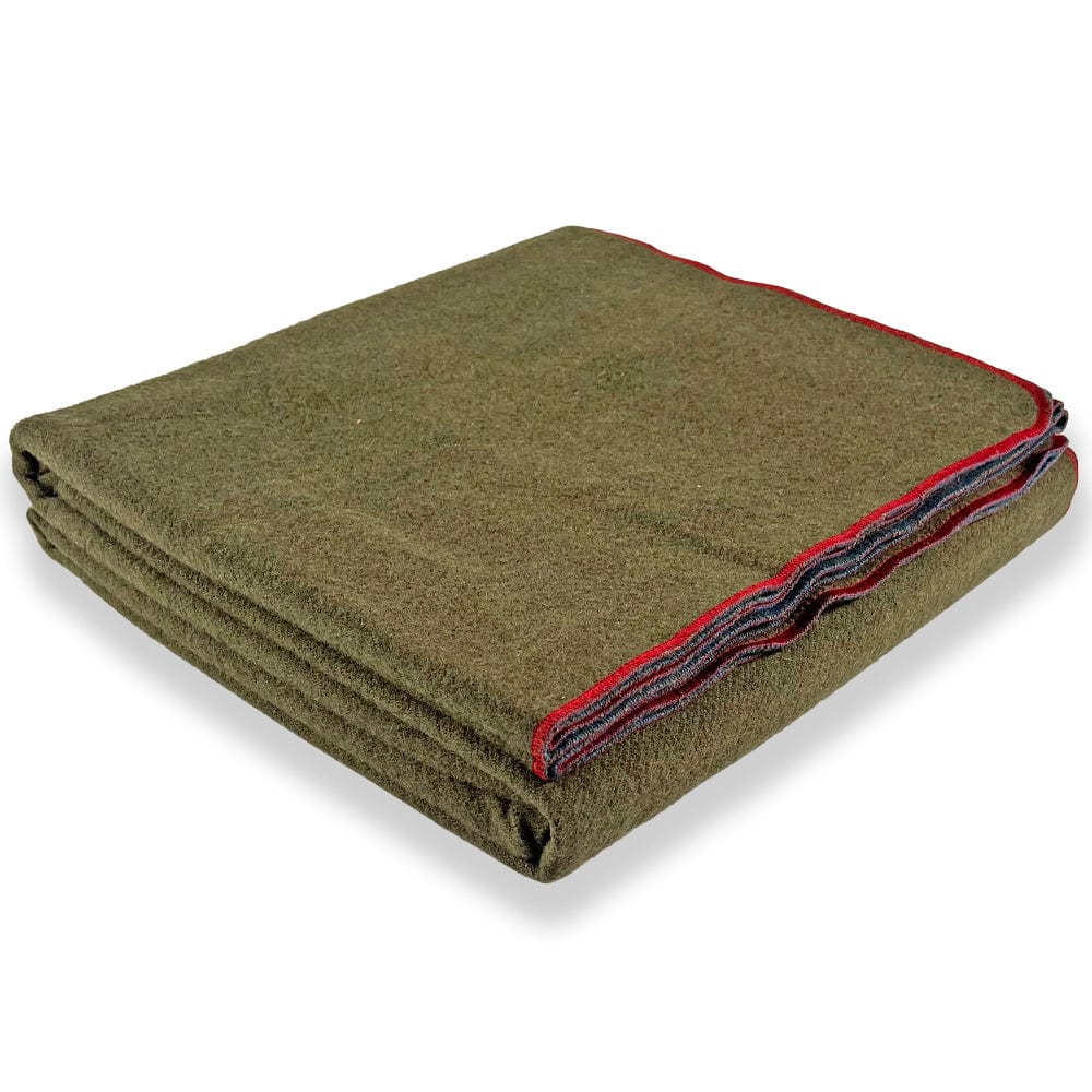 Faribault Mill Twin Zero Waste Blanket - Green