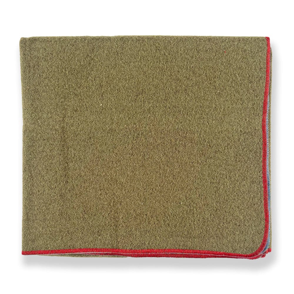 Faribault Mill Twin Zero Waste Blanket - Green