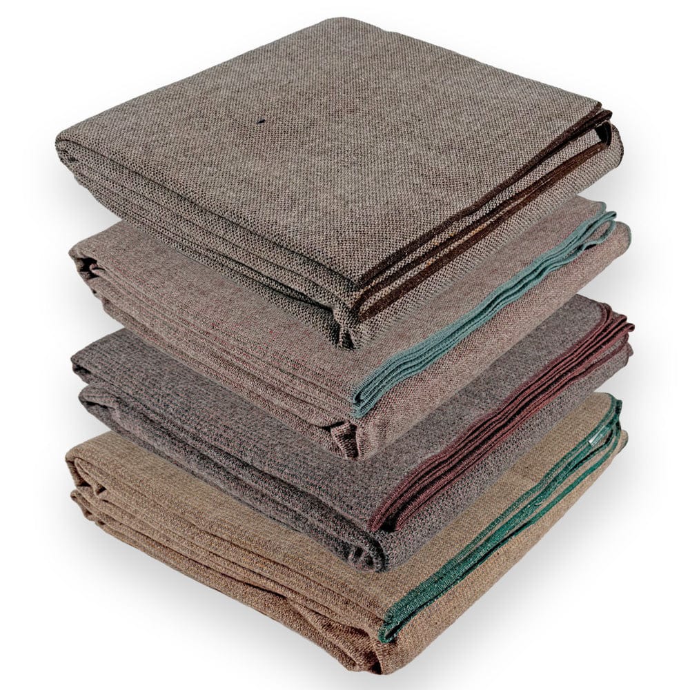 Faribault Mill Twin Zero Waste Wool Blanket - Mystery Color & Texture