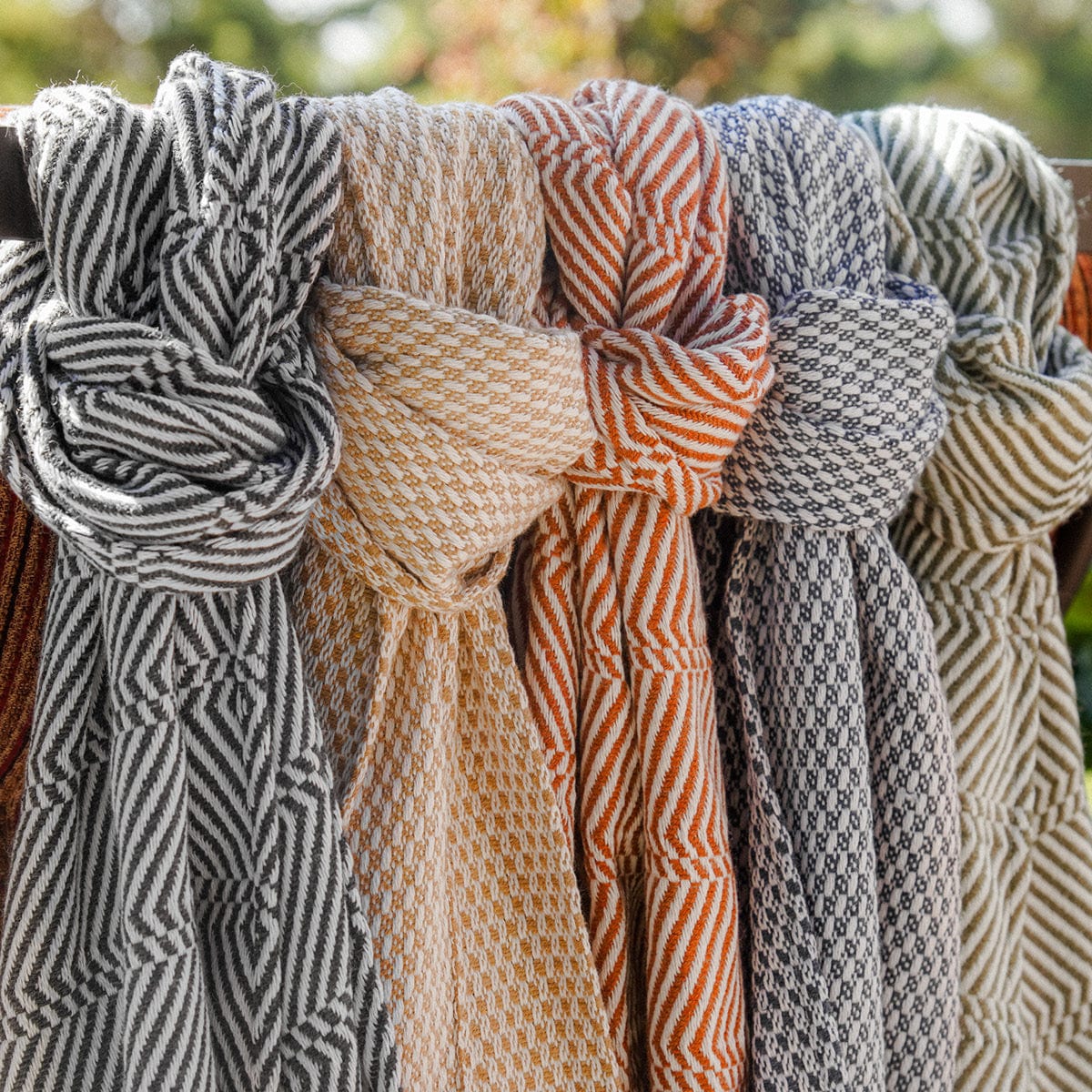 Factory Second North Star Crepe Scarf - Tan Current group-gallery Machine Washable North Star Crepe Scarf sustainable