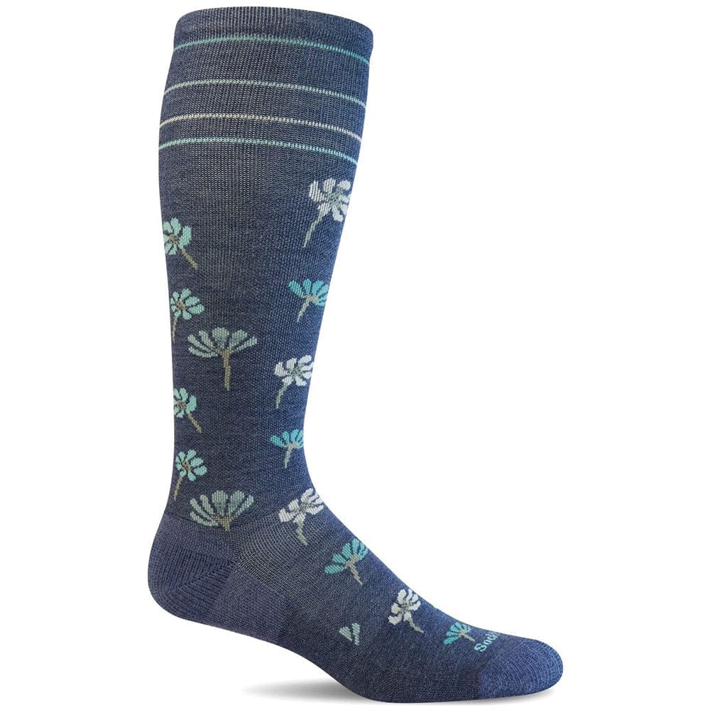 Sockwell S/M Sockwell Women's Field Flower Socks - Denim
