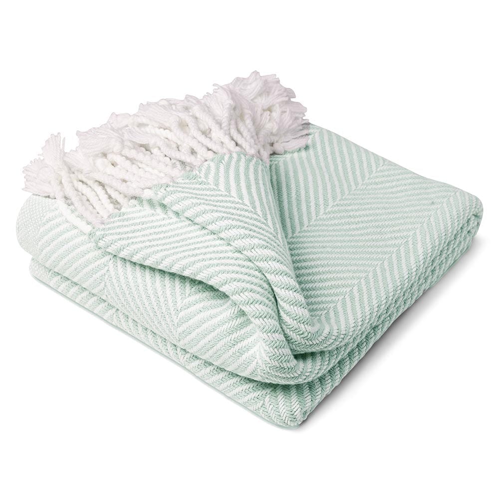 Monhegan Cotton Throw With Fringe active All Throws Best Seller Cotton Throws Current FWM group-gallery Herringbone Collection Herringbone Throw machine washable Monhegan Cotton Throw With Fringe Regular Priced Throws