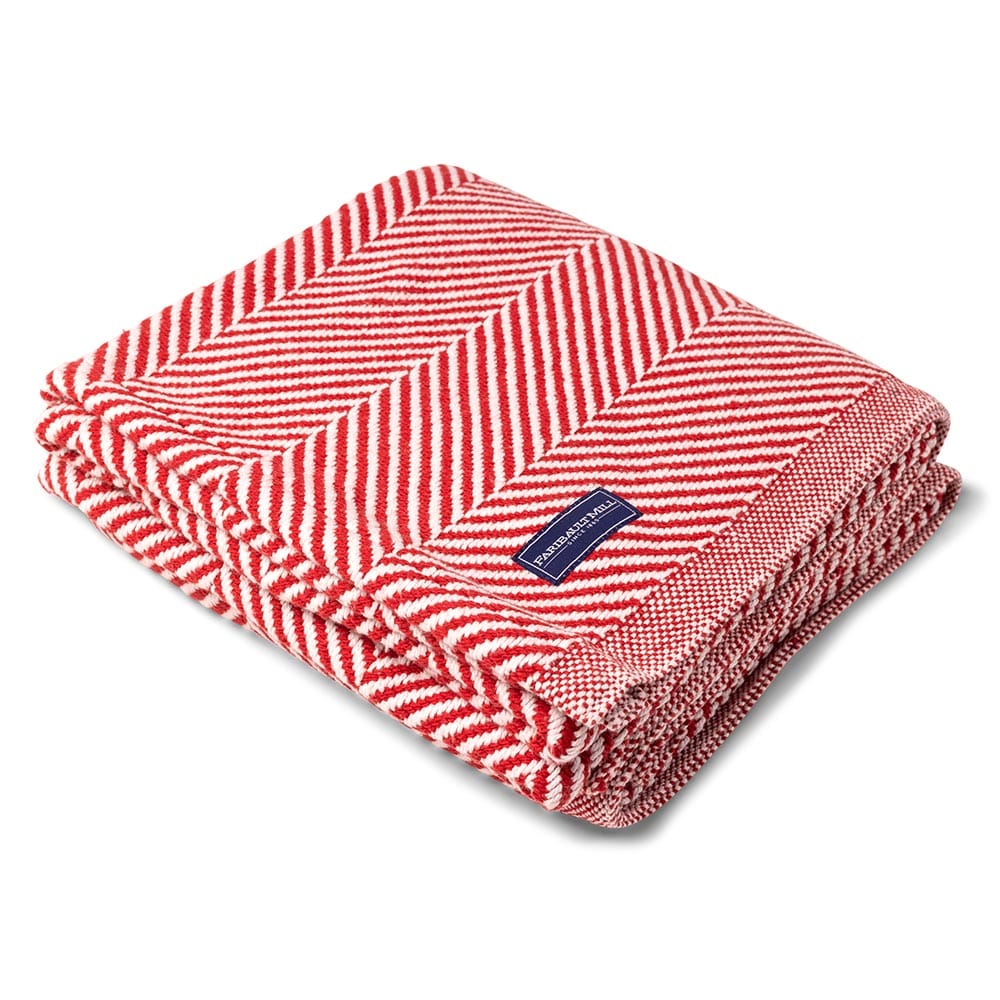 Monhegan Cotton Throw Without Fringe active All Throws Best Seller Cotton Throws Current FWM group-gallery Herringbone Collection Herringbone Throw machine washable Monhegan Cotton Throw Without Fringe Throws