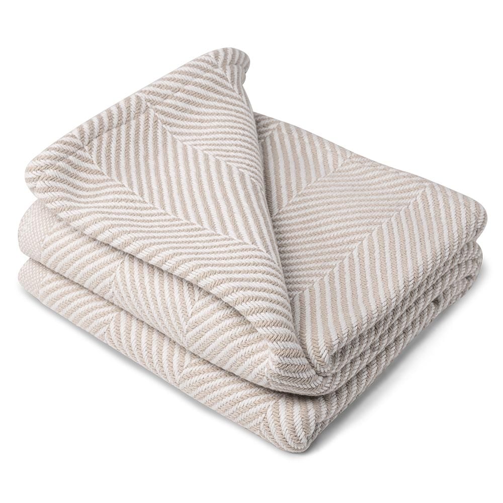 Monhegan Cotton Throw Without Fringe active All Throws Best Seller Cotton Throws Current FWM group-gallery Herringbone Collection Herringbone Throw machine washable Monhegan Cotton Throw Without Fringe Throws