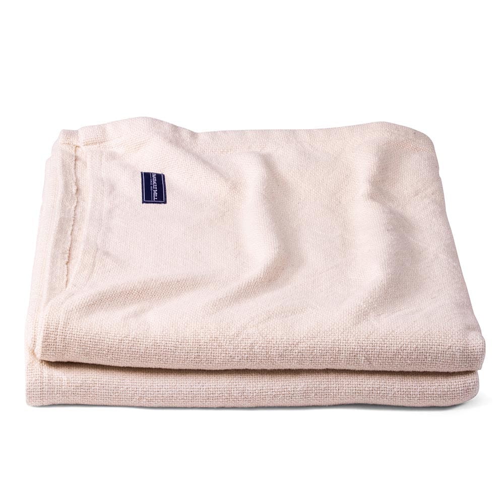 Pure & Simple Cotton Blanket - Natural active Current Full group-gallery King machine washable Maine Queen Solids Twin
