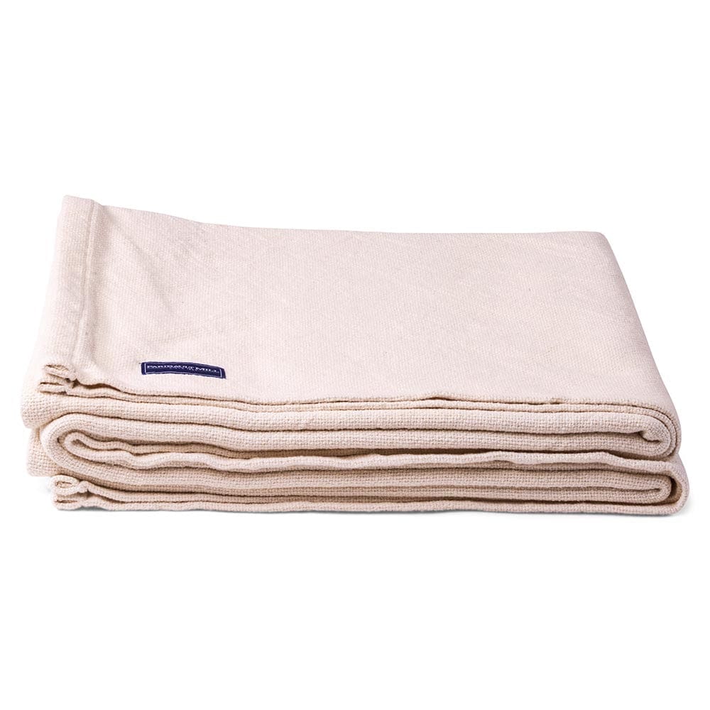 Pure & Simple Cotton Blanket - Natural active Current Full group-gallery King machine washable Maine Queen Solids Twin