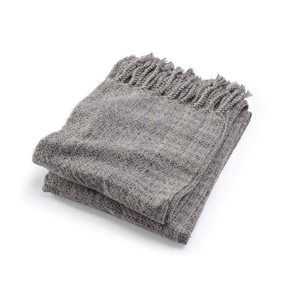 Sebasco Cotton Throw 48" x 70" plus fringe active group-gallery machine washable Maine Solids