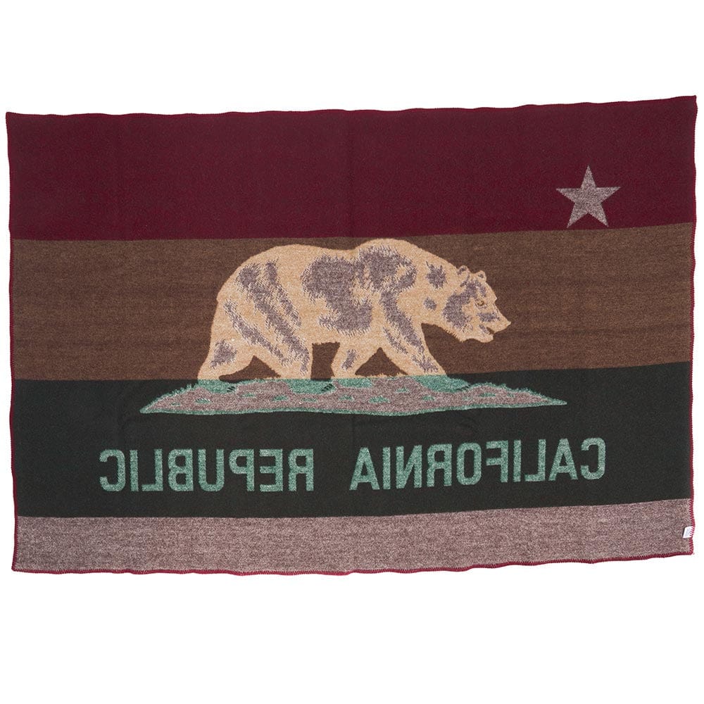 California Flag Wool Throw active Current Dry clean or hand wash Faribault Full Price Great Flags New Lower Price