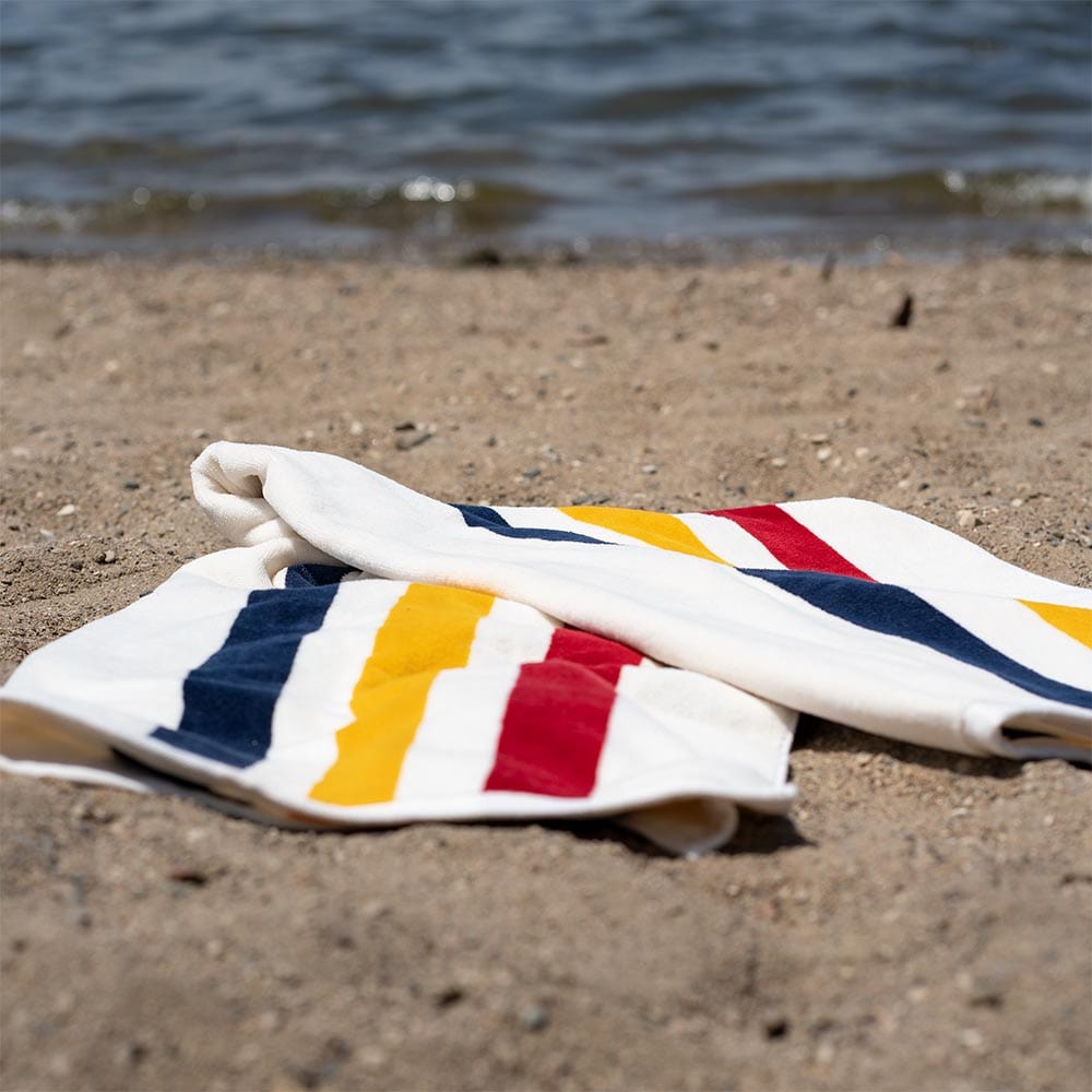 Frontier Towel - Natural active Current Faribault Frontier Towel Full Price group-gallery machine washable New Lower Price Stripes Towel