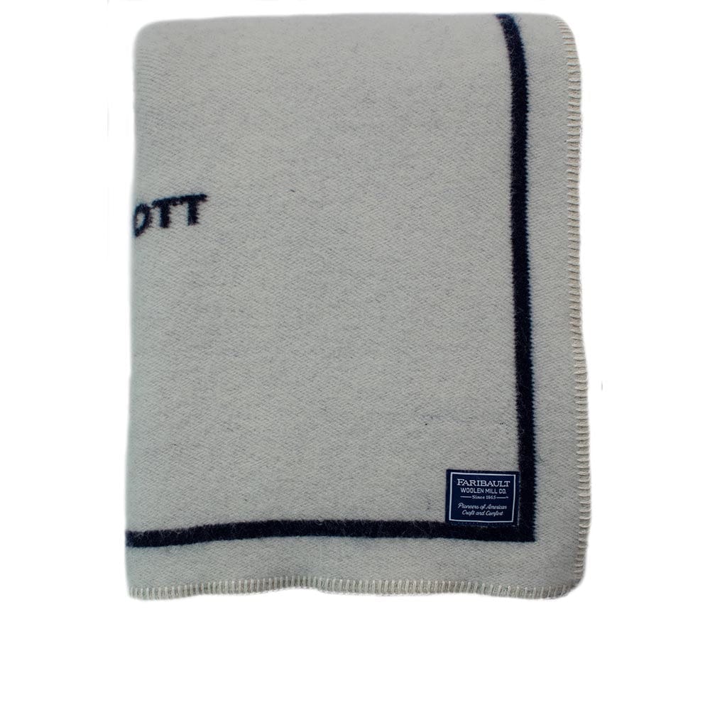 St. Croix Map Wool Throw Blanket active Current Dry clean or hand wash Faribault Full Price Lakes & Maps New Lower Price