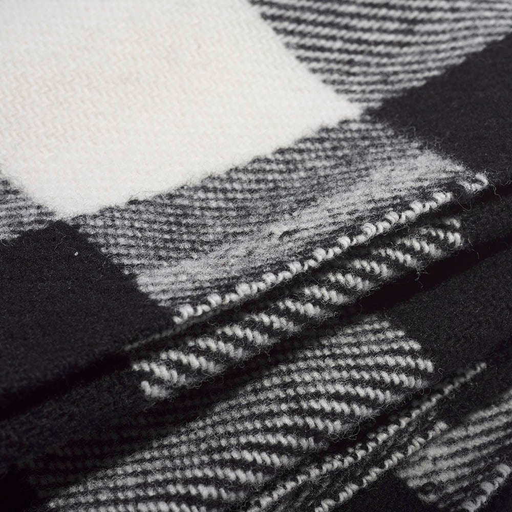 Factory Second Buffalo Check Throw - White active Factory Second Buffalo Check Wool Throw Faribault machine washable Patterns & Plaids