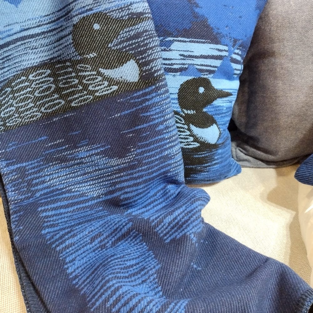 Adam Turman Loon Throw active Adam Turman Wool Throw Artist Collection Current Dry clean or hand wash Faribault New Lower Price