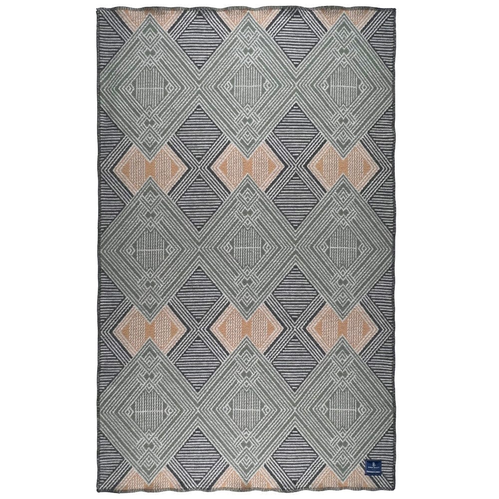 Anna Bailey Amity Wool Throw 48" x 68" active Anna Bailey Wool Throw Artist Collection Current Dry clean or hand wash Full Price New Lower Price
