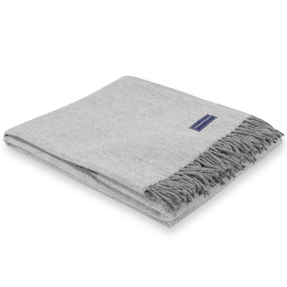 Ashby Wool Throw Blanket - Natural 50" x 72" active Ashby Wool Throw Current Faribault group-gallery machine washable New Lower Price personalization Solids