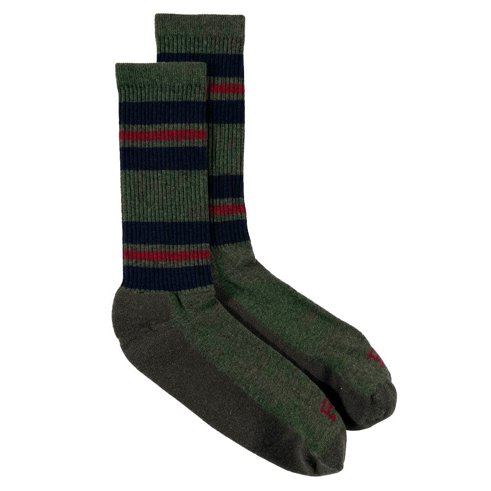 Cabin Wool Socks - Olive One Size active Cabin Wool Socks Current Faribault Full Price machine washable Socks