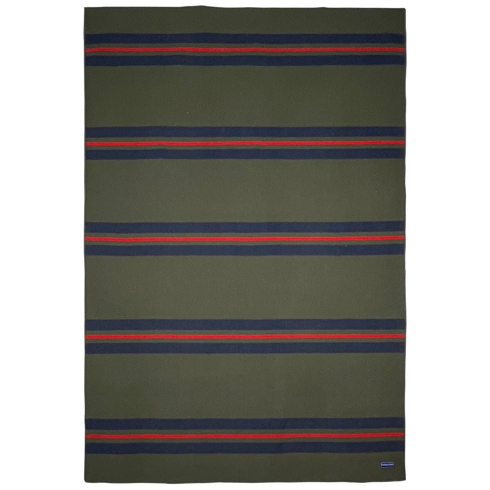 Cabin Wool Throw - Olive active Cabin Wool Throw Current Faribault Full Price group-gallery machine washable New Lower Price personalization Stripes