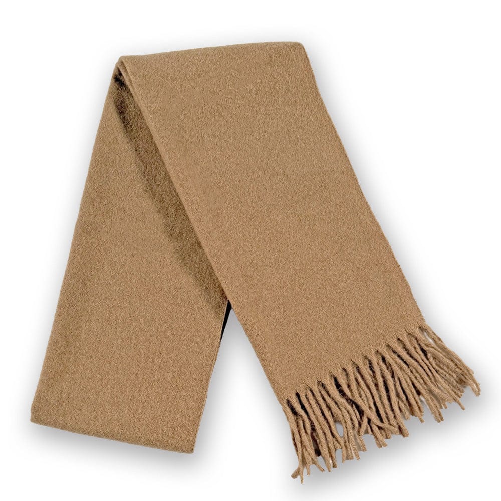 Camel Hair Scarf - Heritage Beige 12" x 60" active group-gallery
