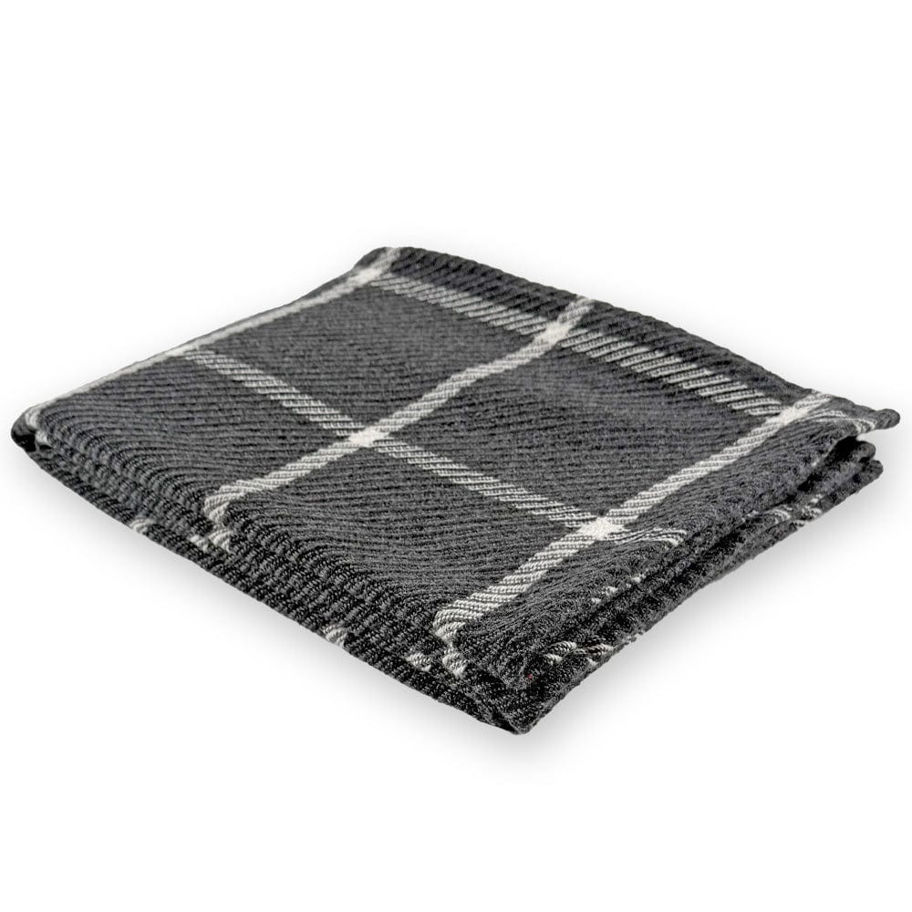 North Star Crocus Hill Throw - Charcoal 50" x 60" Current Faribault group-gallery Machine Washable New Lower Price North Star Crocus Hill Throw sustainable throws