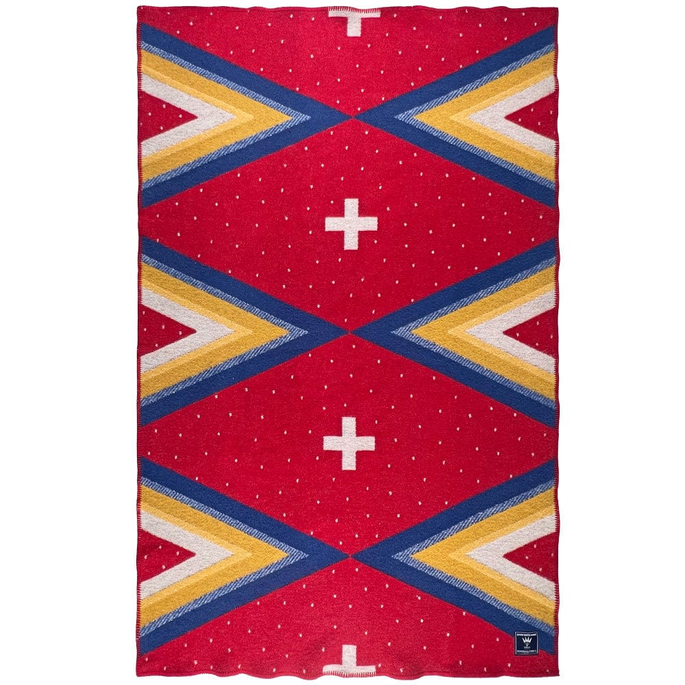 Factory Second Dyani White Hawk Wool Throw Honor