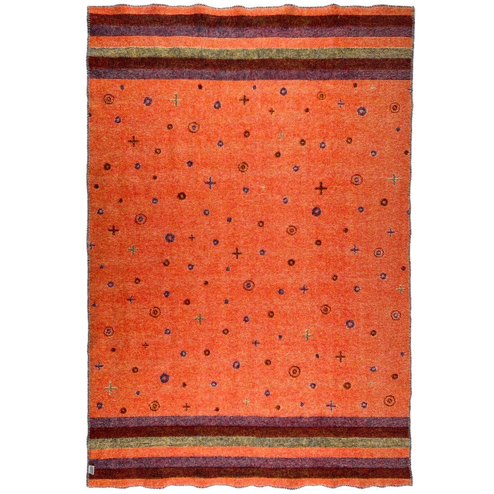 Factory Second Dyani White Hawk When They Dance Wool Throw active Artist Collection Current Dry clean or hand wash Factory Second Dyani White Hawk Wool Throw